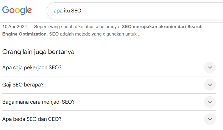 Pengguna Memasukkan Search Query