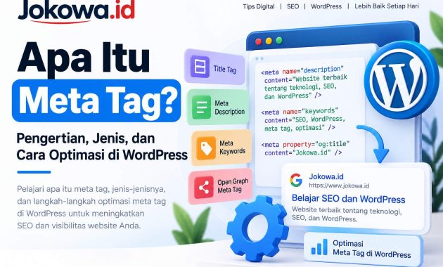 Apa Itu Meta Tag Pengertian, Jenis, dan Cara Optimasi di WordPress