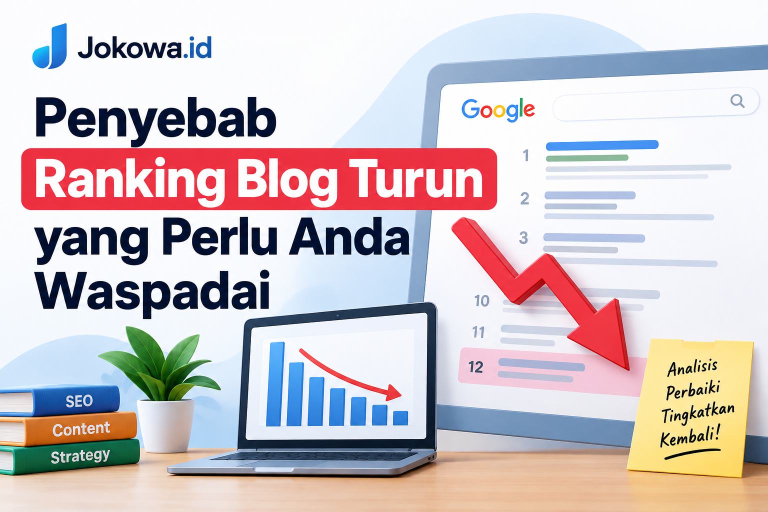 Penyebab Ranking Blog Turun yang Perlu Anda Ketahui