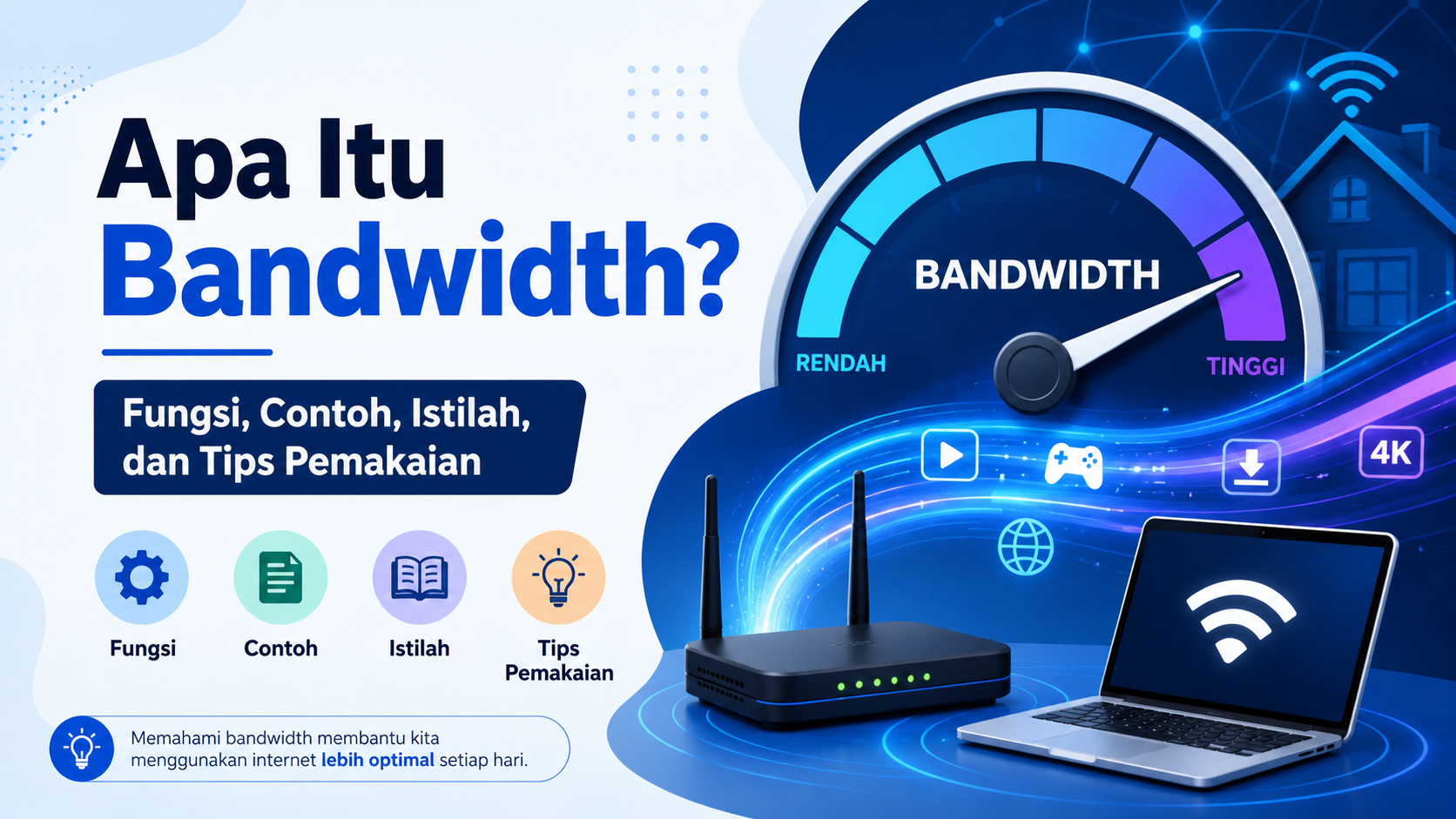 Apa Itu Bandwidth? Fungsi, Contoh, Istilah, dan Tips Pemakaian