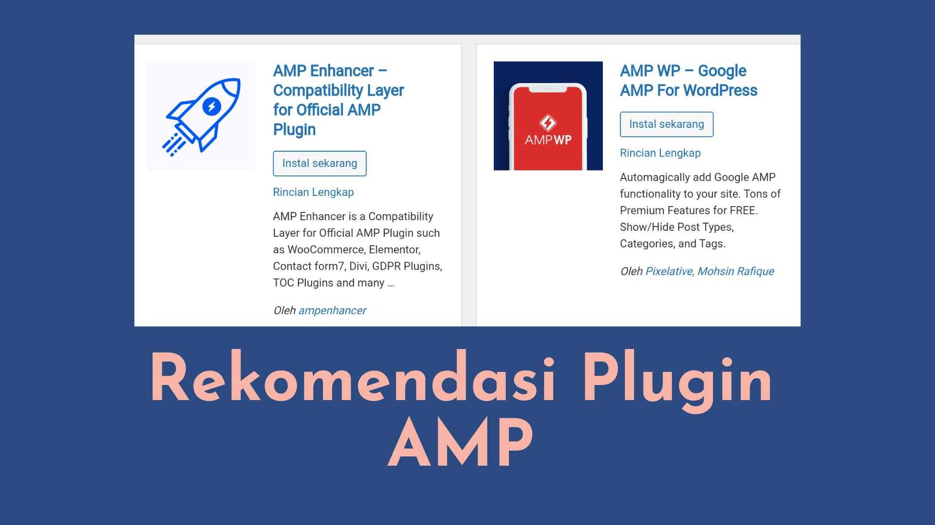 Daftar Rekomendasi Plugin AMP untuk WordPress Terbaik