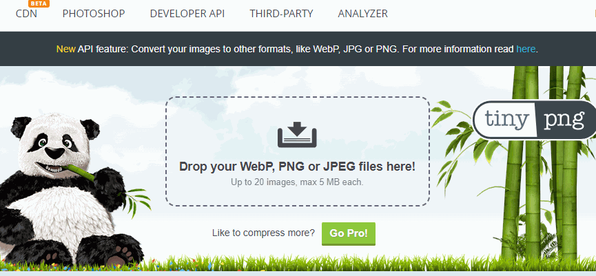 Compress JPEG & PNG Images (TinyPNG)