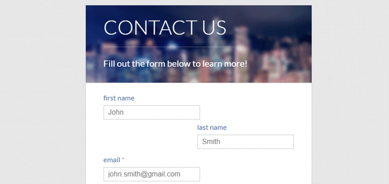 Contact Form Simple