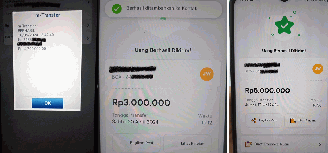 Bukti Transaksi Aged dan Expired Domain