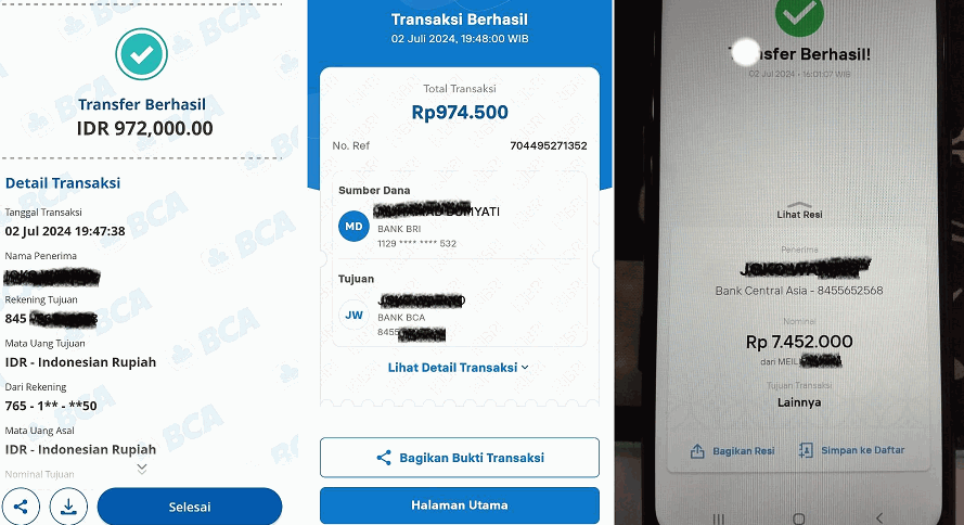 Bukti Transaksi Aged dan Expired Domain