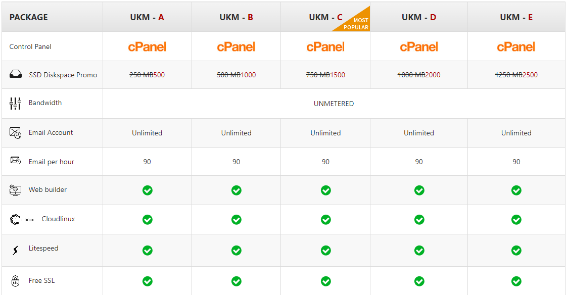 Hosting Usaha Kecil Menengah