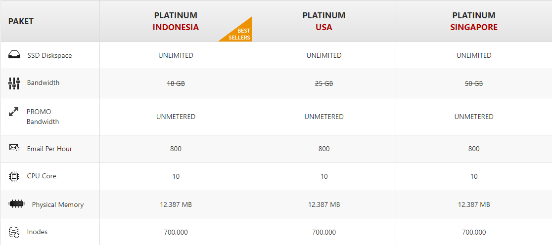 Platinum Unlimited Hosting