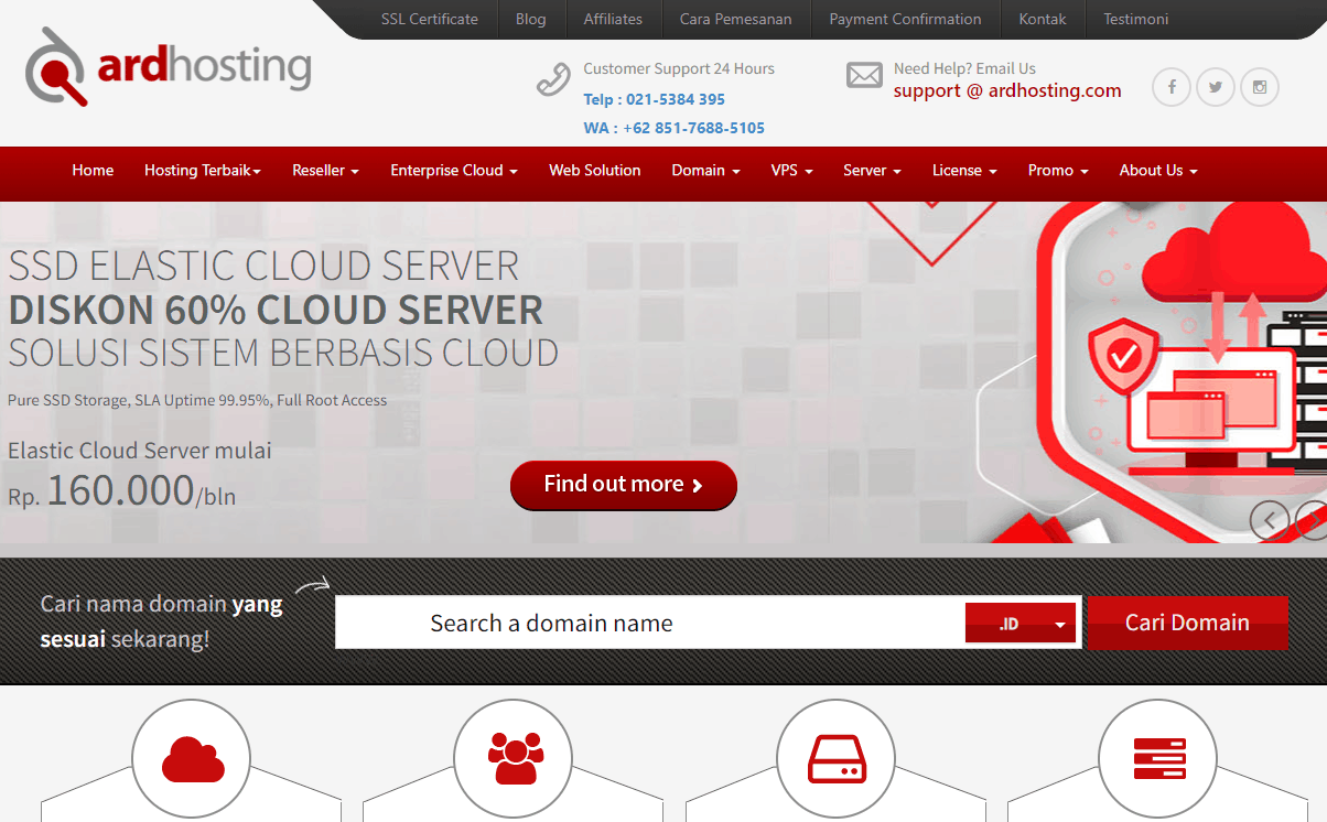 Review Ardhosting 2024! Perusahaan Hosting Tertua di Indonesia