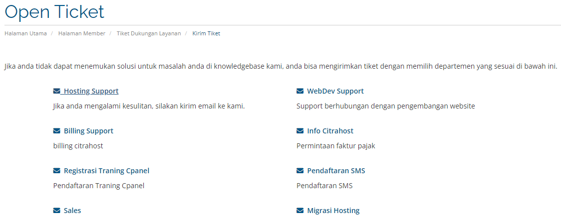 Sub Support Banyak Pilihan