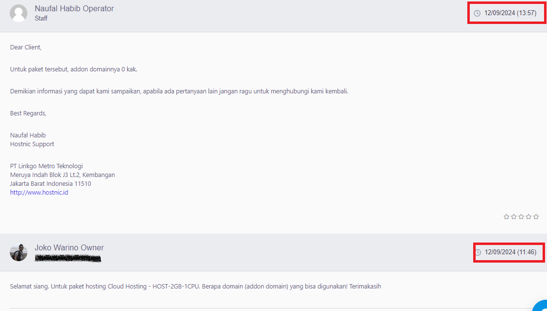 Support Sangat Mengecewakan