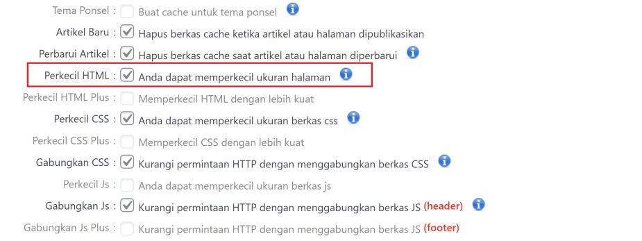 Memperkecil HTML