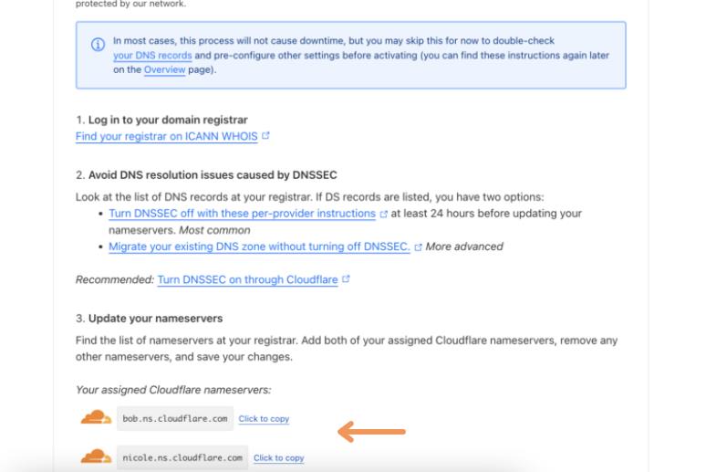 cara ganti nameserver ke Cloudflare