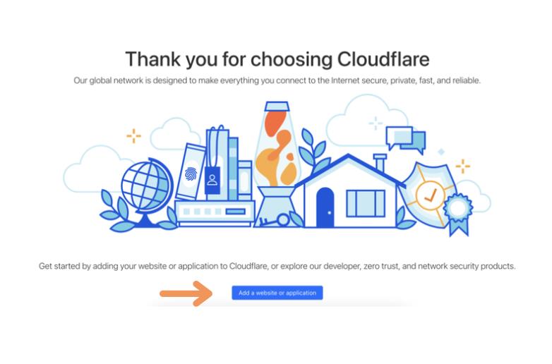 konfigurasi domain Cloudflare