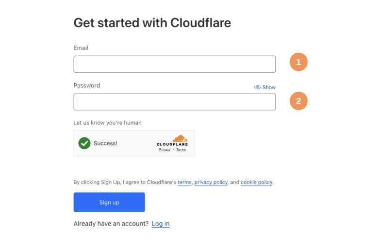 konfigurasi domain Cloudflare