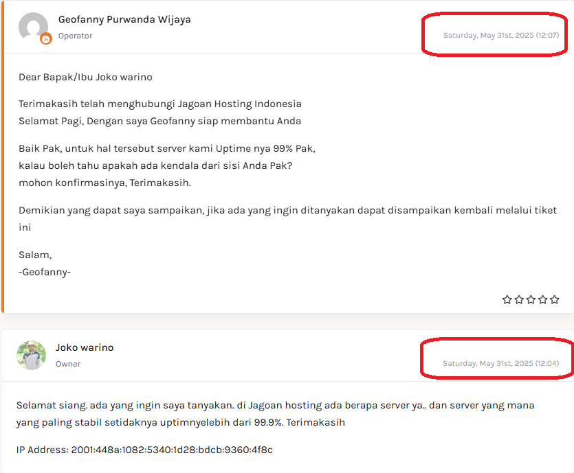Support jagoanhosting
