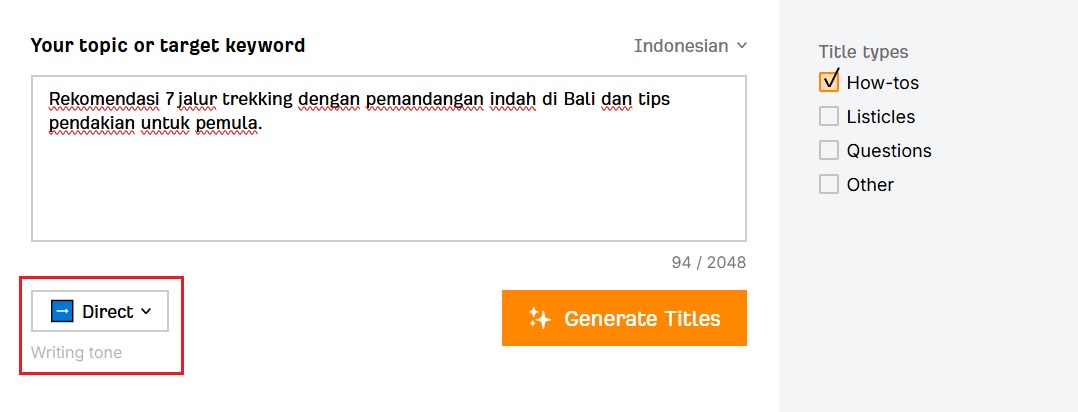 membuat meta title dengan Ahrefs