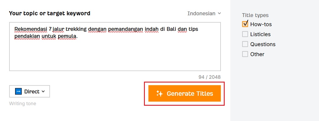 meta title dengan Ahrefs