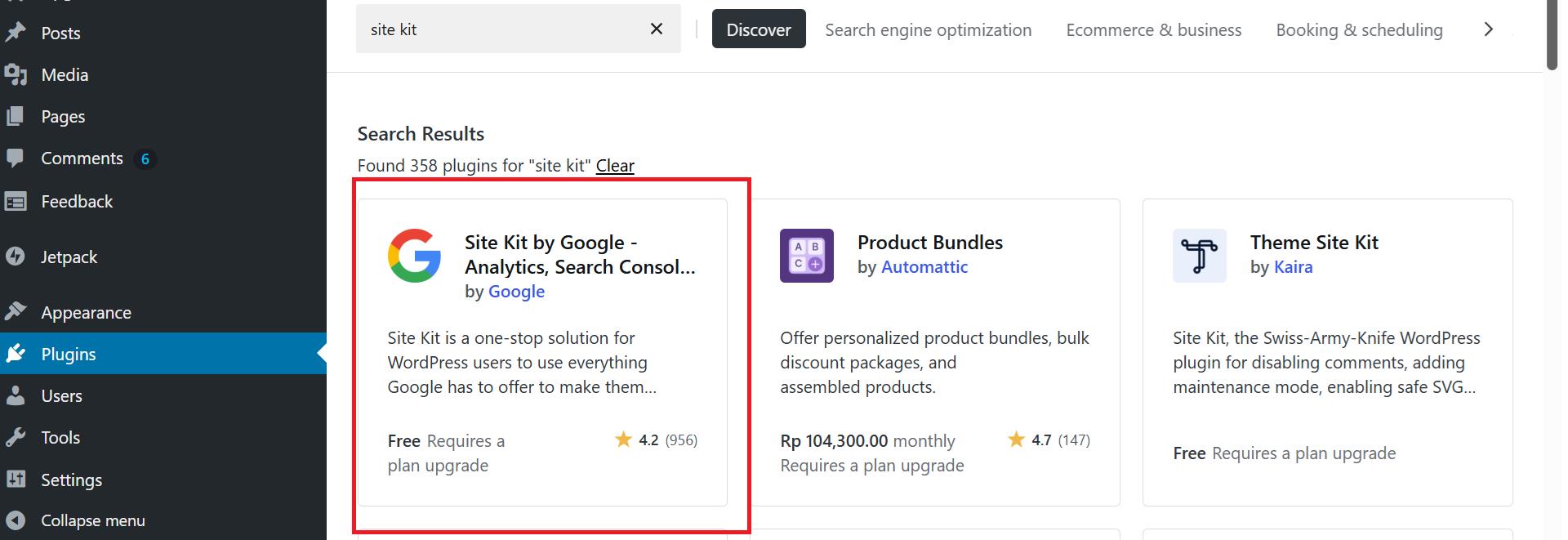 Google Analytics di website
