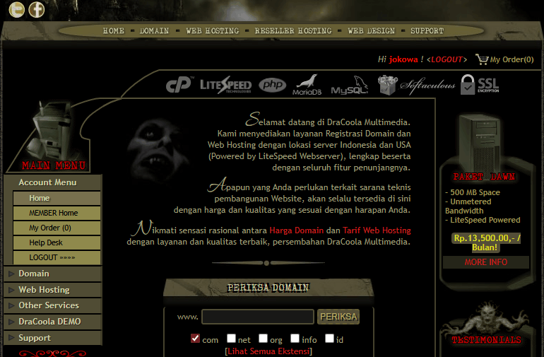 Web Terlihat Khas Tapi Tidak Profesional