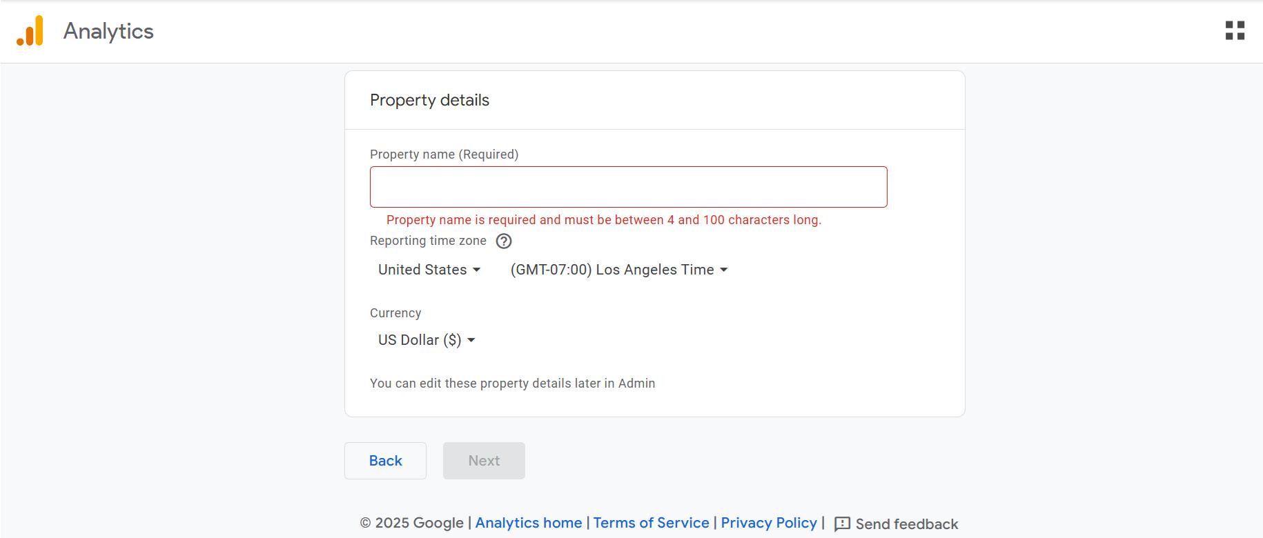akun Google Analytics