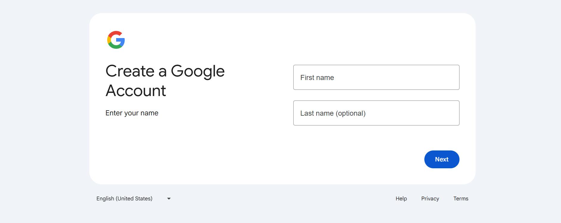 cara membuat akun Google baru