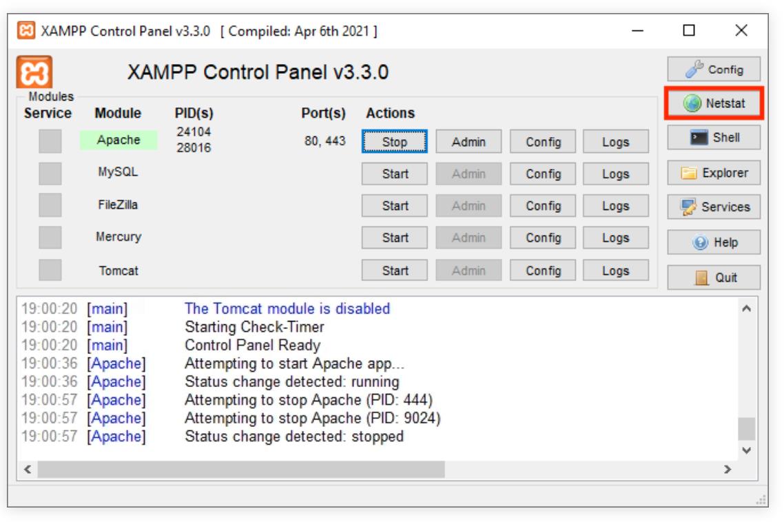 Periksa Apakah Port Sudah Sesuai
