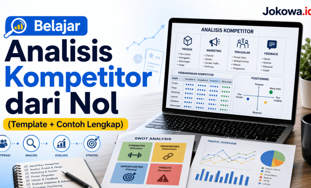 Belajar Analisis Kompetitor dari Nol (Template + Contoh Lengkap)