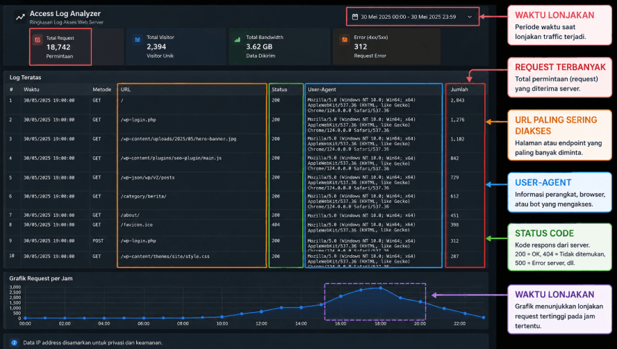 10. Periksa Bot dan Traffic Tidak Wajar