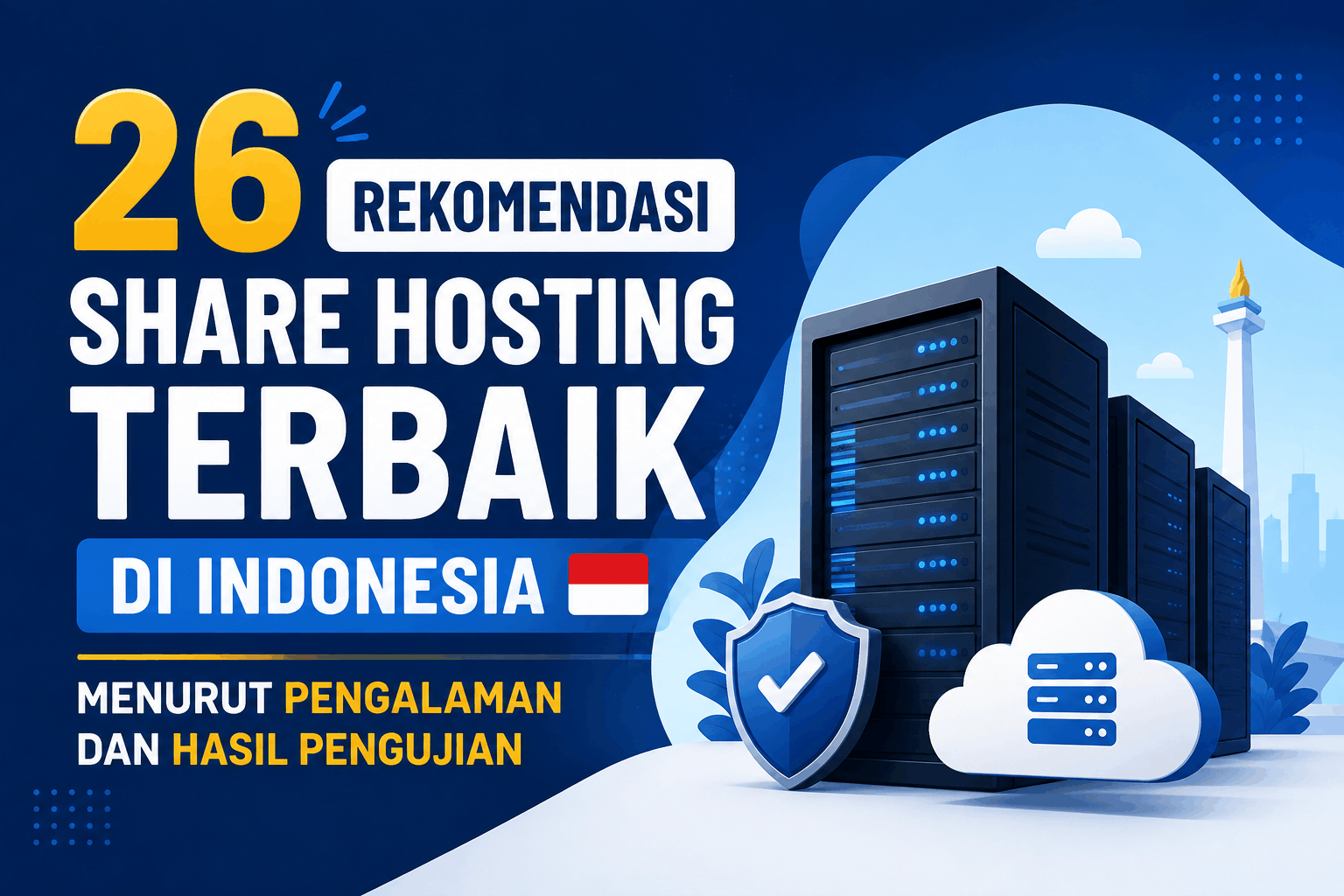 26 Rekomendasi Share Hosting Terbaik di Indonesia Menurut Pengalaman dan Hasil Pengujian