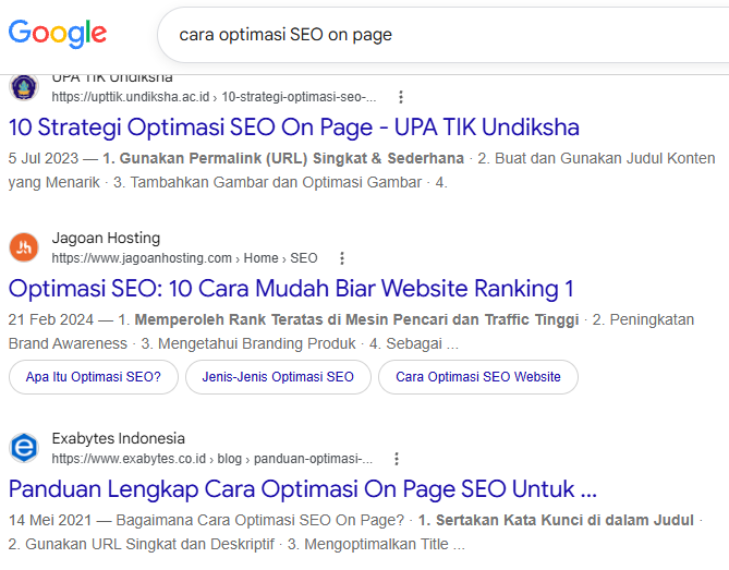 Analisis SERP