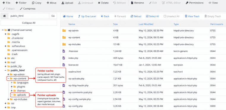Cari Folder yang Menggunakan Banyak File