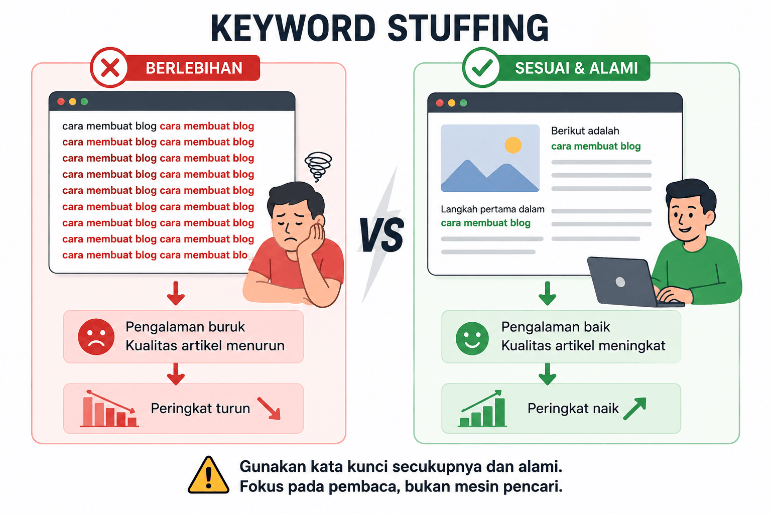 Keyword Stuffing Bisa Merusak Kualitas Artikel