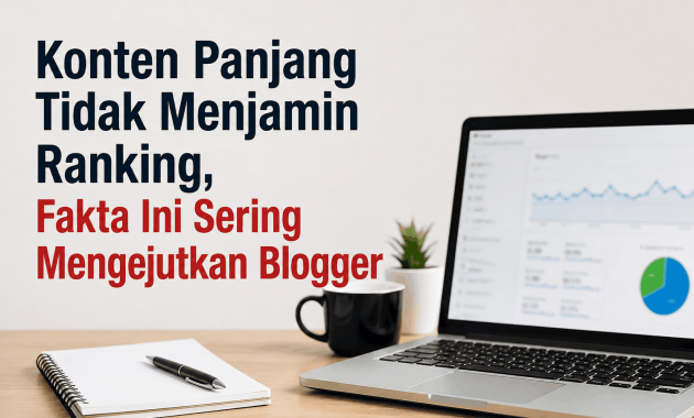 Konten Panjang Tidak Menjamin Ranking, Fakta Ini Sering Mengejutkan Blogger