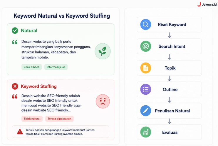 Penggunaan Keyword Secara Natural