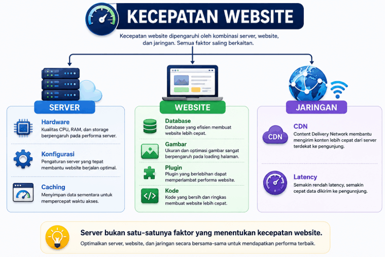 Pilih Lokasi Server yang Sesuai dengan Target Pengunjung