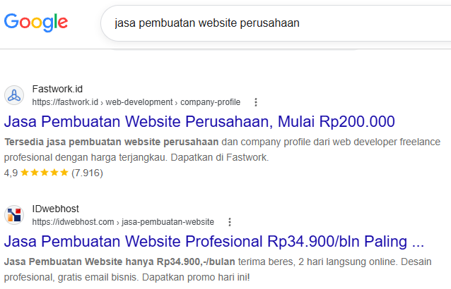 jasa pembuatan website perusahaan