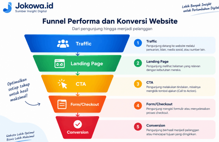Funnel Performa dan Konversi Website