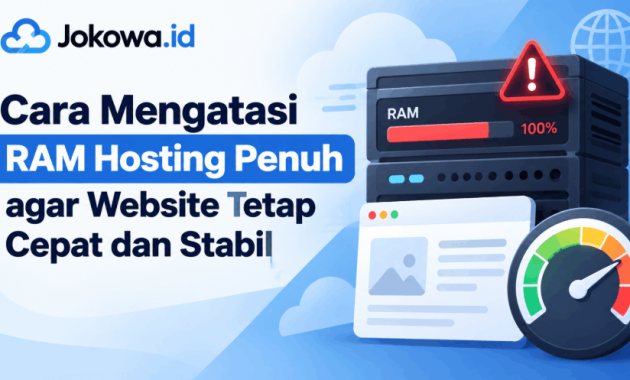 20+ Cara Mengatasi RAM Hosting Penuh agar Website Tetap Cepat dan Stabil