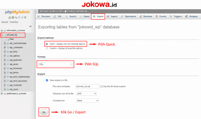 Backup Database
