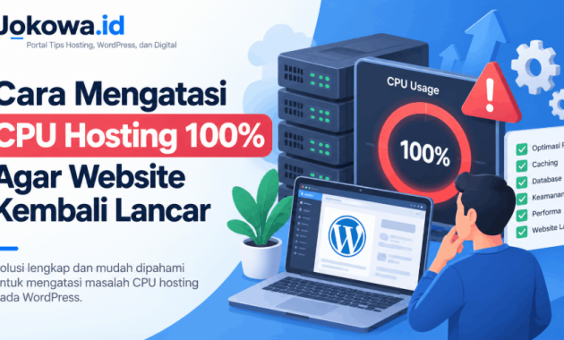 Cara Mengatasi CPU Hosting 100% Agar Website Kembali Lancar