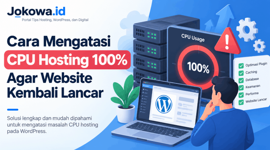 Cara Mengatasi CPU Hosting 100% Agar Website Kembali Lancar