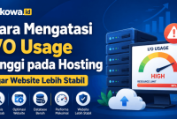 Cara Mengatasi IO Usage Tinggi pada Hosting agar Website Lebih Stabil
