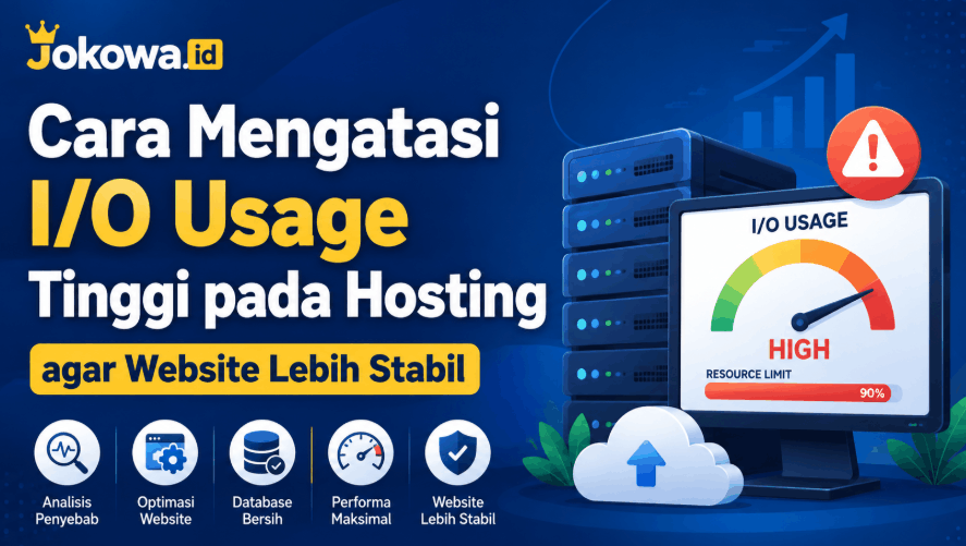Cara Mengatasi IO Usage Tinggi pada Hosting agar Website Lebih Stabil