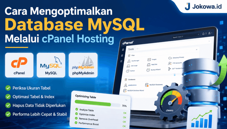 Cara Mengoptimalkan Database MySQL Melalui cPanel Hosting