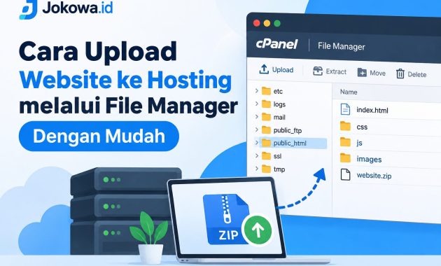 Cara Upload Website ke Hosting melalui File Manager Dengan Mudah
