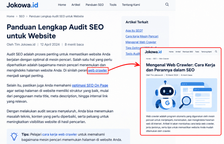 Contoh Internal Link dalam Artikel]