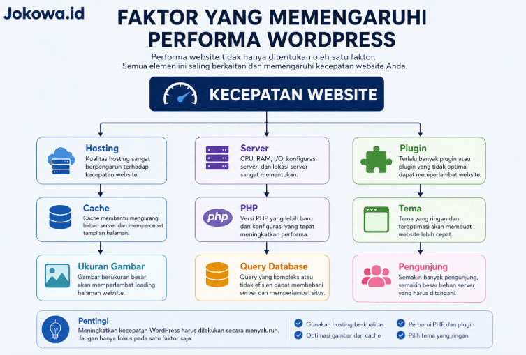 Faktor yang Memengaruhi Performa WordPress