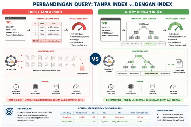 Hindari mengambil data yang tidak diperlukan