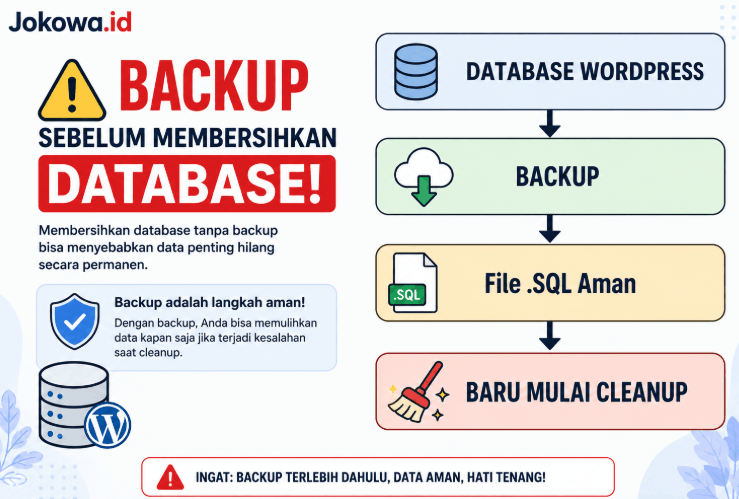 Langkah Pertama Wajib Backup Database