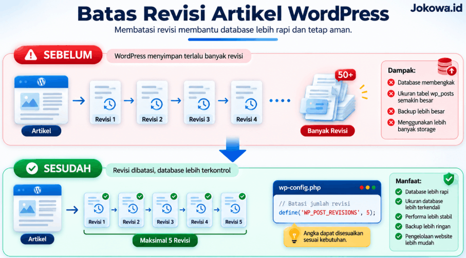 Membersihkan Revisi Artikel WordPress